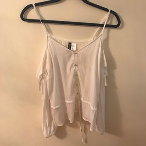 long sleeve white blouse